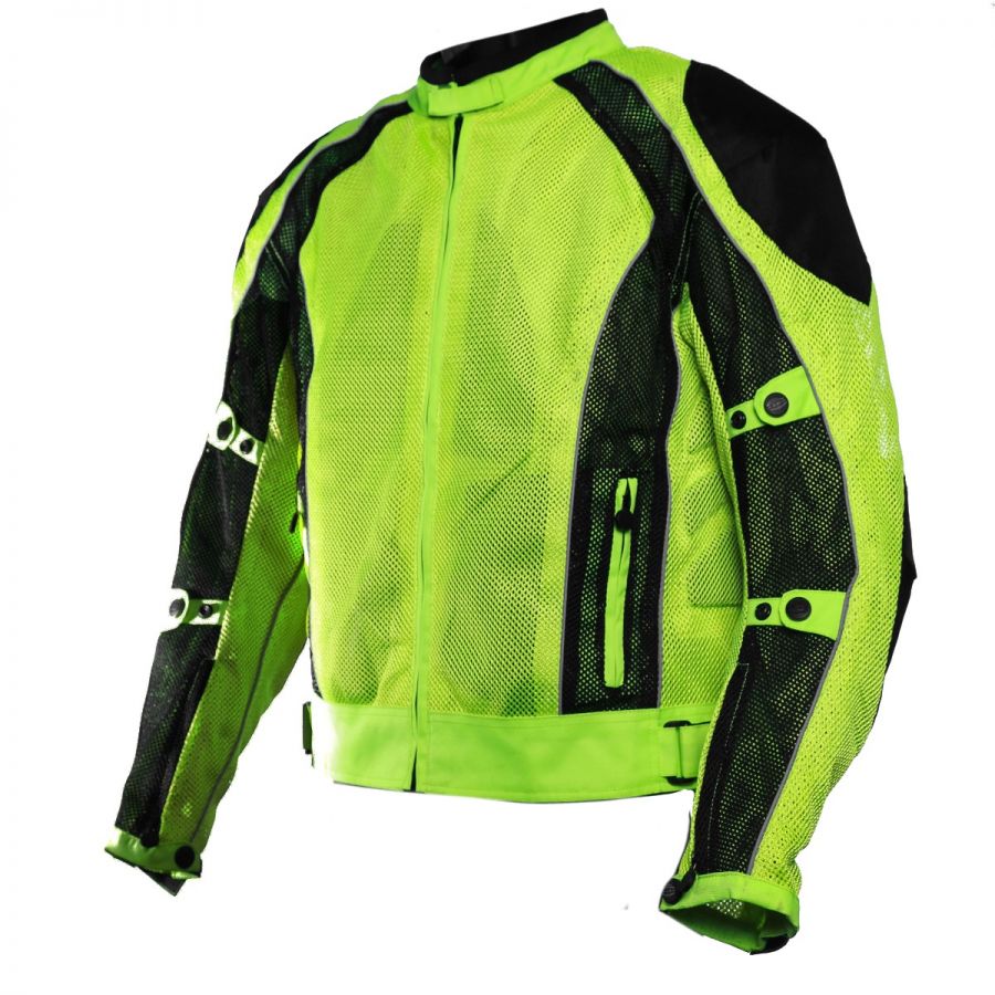 Silver Summer Joy Mesh Motorcycle Jacket - Get Fast Delivery