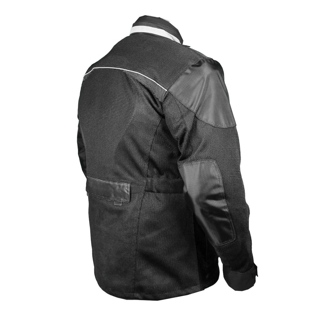 Black Cool Rider Motorcycle Mesh Jacket - six-gear