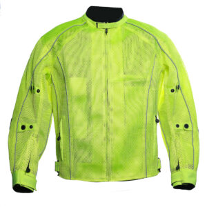 Hi Viz Green Summer Joy Motorcycle Mesh Jacket - Discount Price