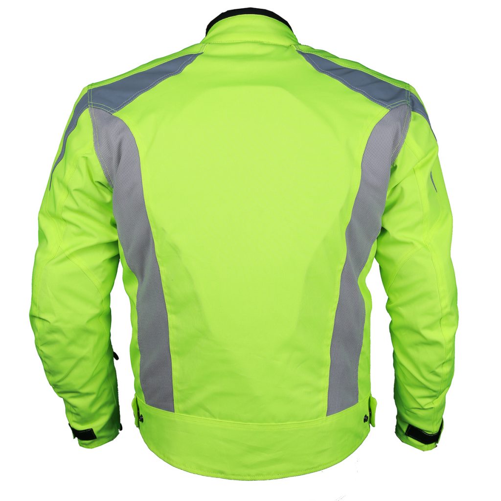 Hi Viz Green Nevada Motorcycle Jacket sixgear