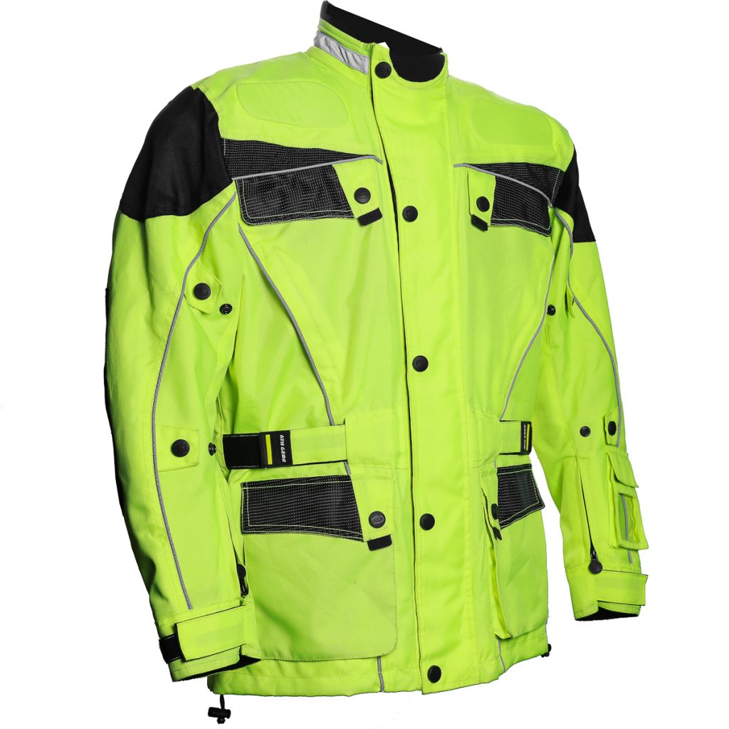 Hi Viz Green Summer Joy Motorcycle Mesh Jacket - Discount Price