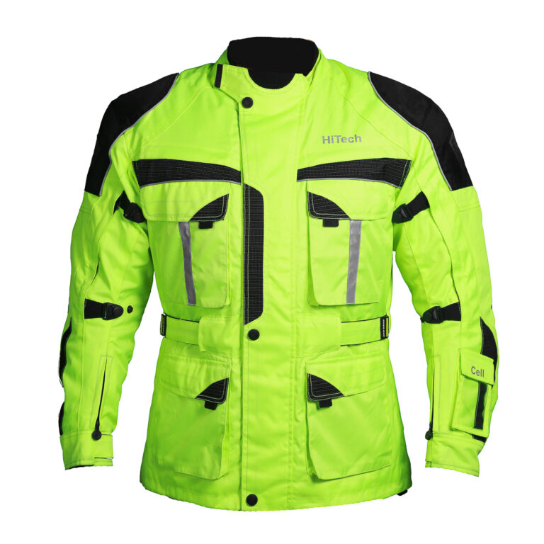 Hi-Viz Motorcycle Jacket | 6th Gear Racing Apparel