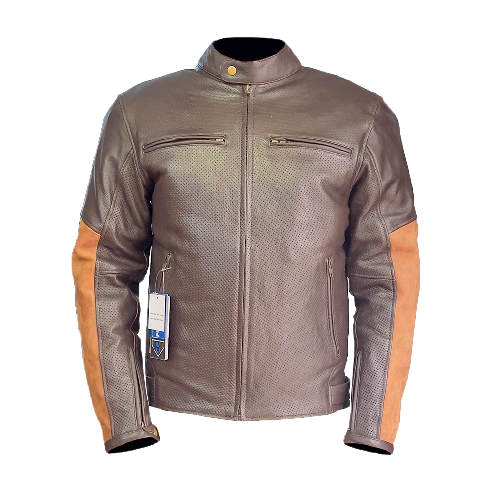Delta Motorcycle Leather Jacket - six-gear