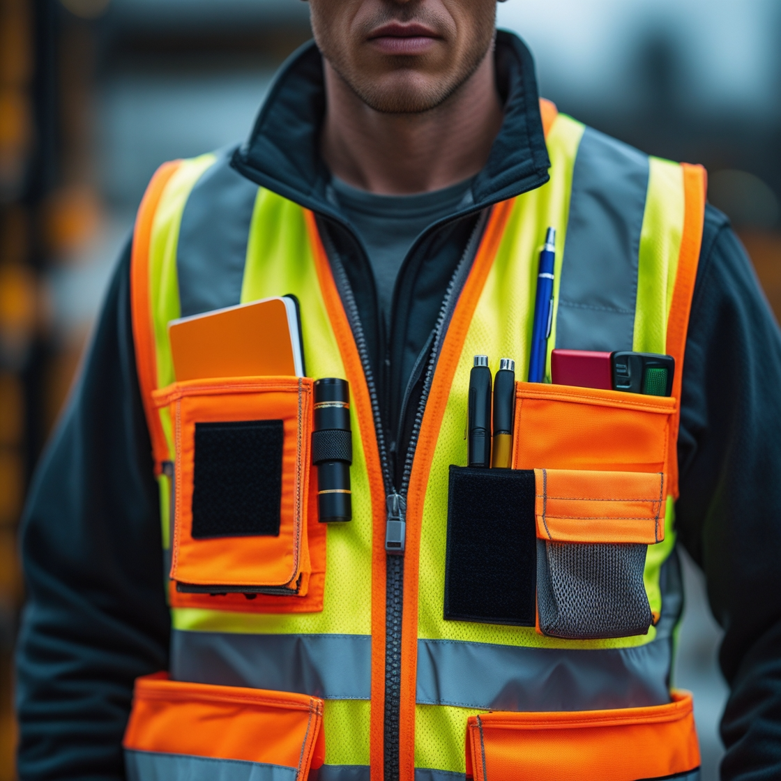 safety vest with pockets