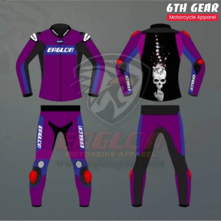 Eaglon’s Purple and Blue Race Suit