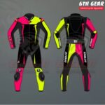 Elite Honeycomb Leather Race Suit