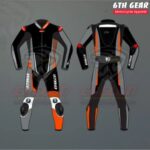 Pro Black Grey Race Suit