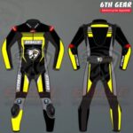 Line Leather Race Suit