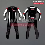 Black Cobra Leather Race Suit