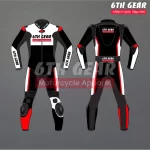 Black and White Cyclo Motorcycle Race Suit