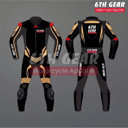 Copper Leather Race Suit