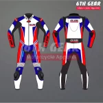 Heavy-Duty Arrow Leather Race Suit