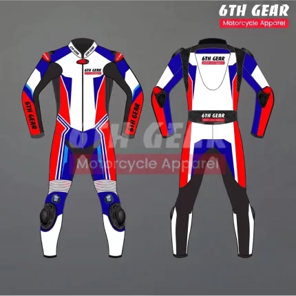 Heavy-Duty Arrow Leather Race Suit