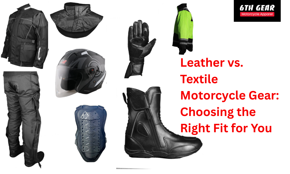 Leather vs. Textile Motorcycle Gear