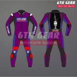 Purple and Blue Race Suit