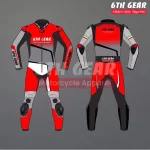 Red and Grey Shade Race Suit