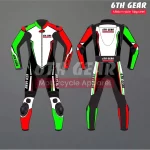 Tricolor Motorcycle Race Suit