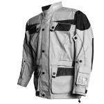 Chase Motorcycle Jacket Silver - Image 2
