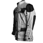 Chase Motorcycle Jacket Silver - Image 3