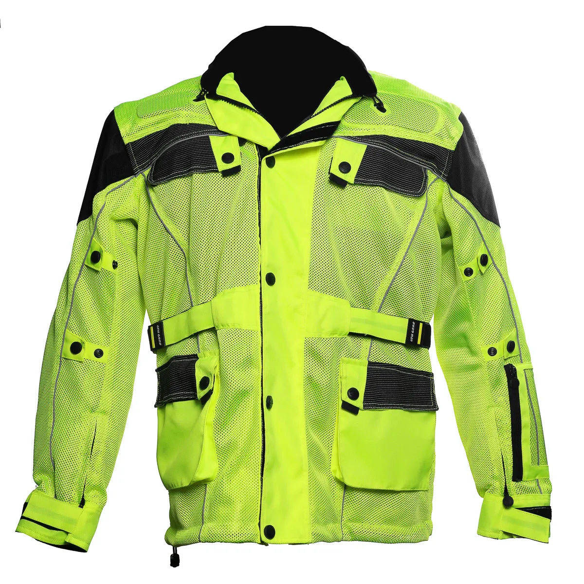 Six Gear USA: Cool Rider Hi-Viz Mesh Jacket for Summer