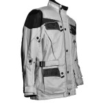 Chase Motorcycle Jacket Silver - Image 8