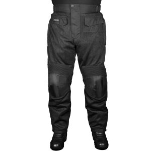 Black Stinger Mesh Motorcycle Pants