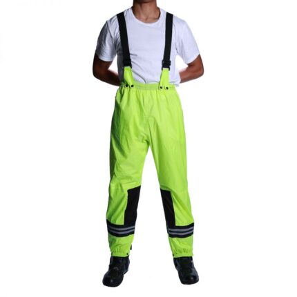 Monsoon Motorcycle Rain Pants Hi Viz Green