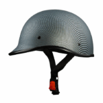 Carbon fibre Grey- Polo Style Helmet (Dull Carbon) Quick Release | Classic