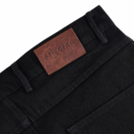 Iron Stone Black Motorcycle Denim Jeans - Image 9