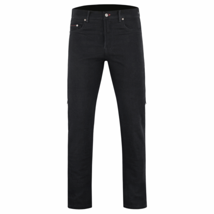 Iron Stone Black Motorcycle Denim Jeans