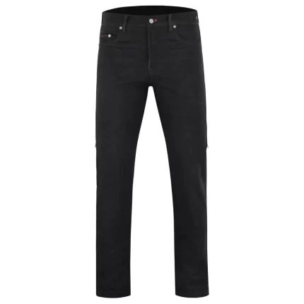 Iron Stone Black Motorcycle Denim Jeans