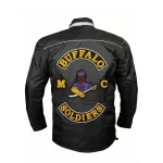 Buffalo Soldier Chase Motorcycle Jacket Black - Image 2