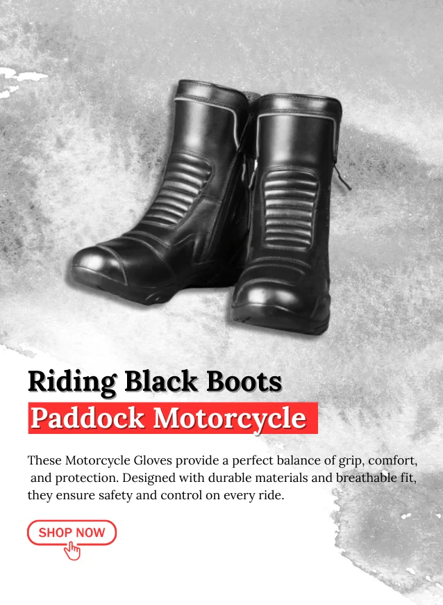 These Motorcycle Gloves provide a perfect balance of grip, comfort, and protection. Designed with durable materials and breathable fit, they ensure safety and control on every ride. (5)