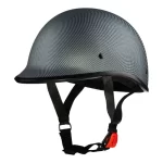 Carbon fibre Grey- Polo Style Helmet (Dull Carbon) Quick Release | Classic - Image 3