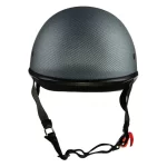 Carbon fibre Grey- Polo Style Helmet (Dull Carbon) Quick Release | Classic - Image 2