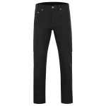 Iron Stone Black Motorcycle Denim Jeans - Image 3