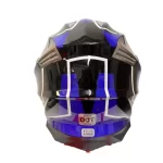 Blue and Black Modular Flip-flop Helmet - Image 3