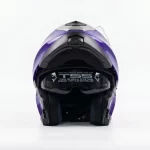 Easy Modular Flip-Up Helmet — Solid Purple - Image 3