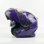 Easy Modular Flip-Up Helmet — Solid Purple - Image 4
