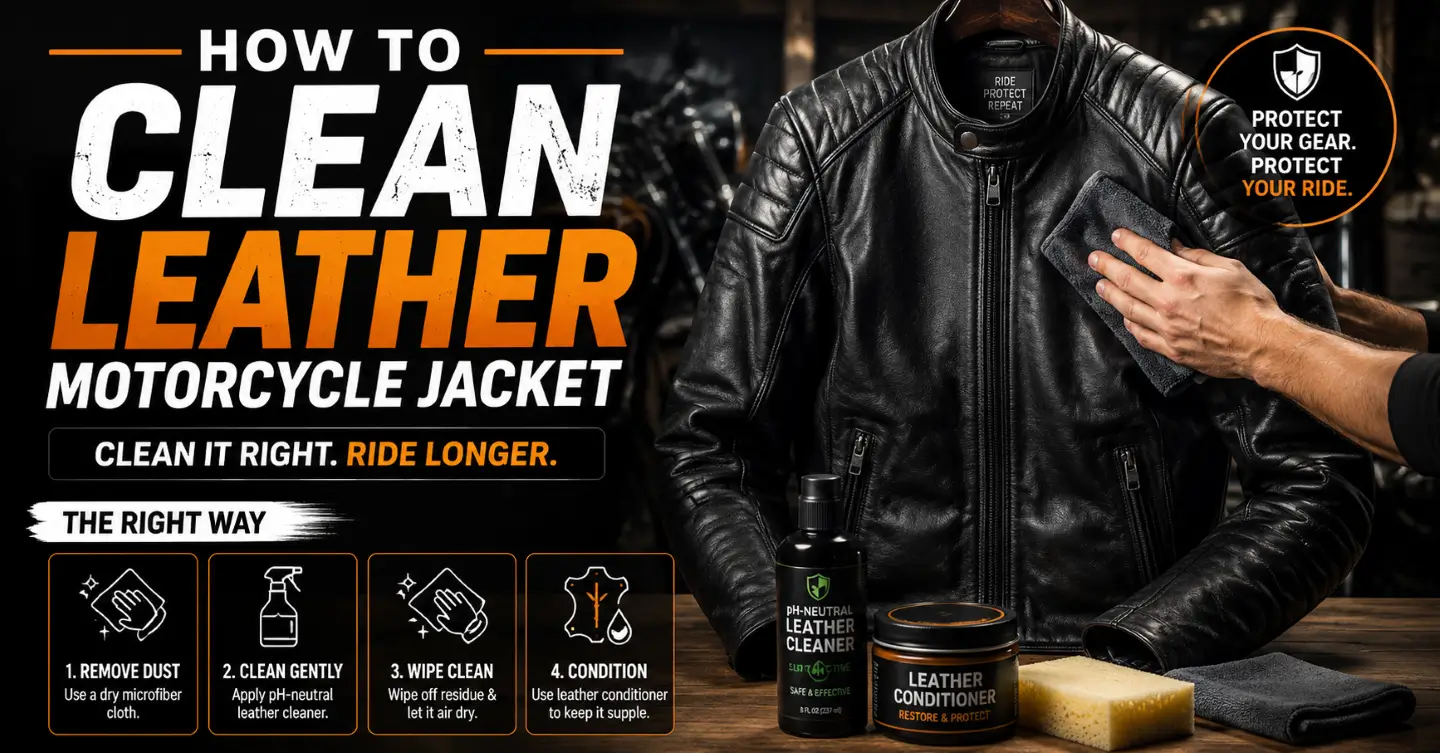 How To Clean Leather Motorcycle Jacket - Six-Gear