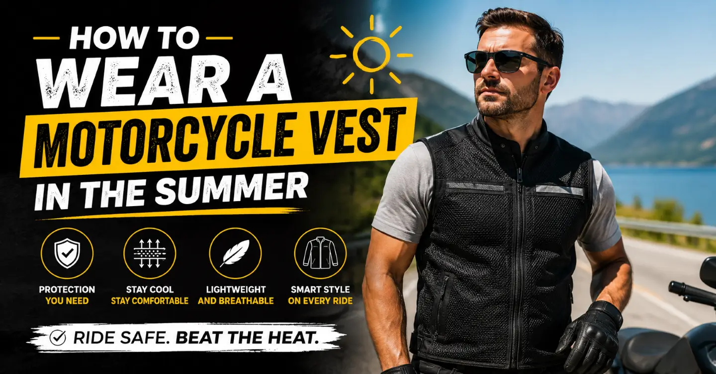How to Wear a Motorcycle Vest in the Summer -Six -Gear