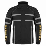 Buffalo Soldiers MC Waterproof Motorcycle Rain Jacket