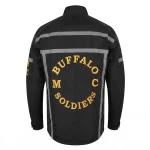 Buffalo Soldiers MC Waterproof Motorcycle Rain Jacket - Image 2