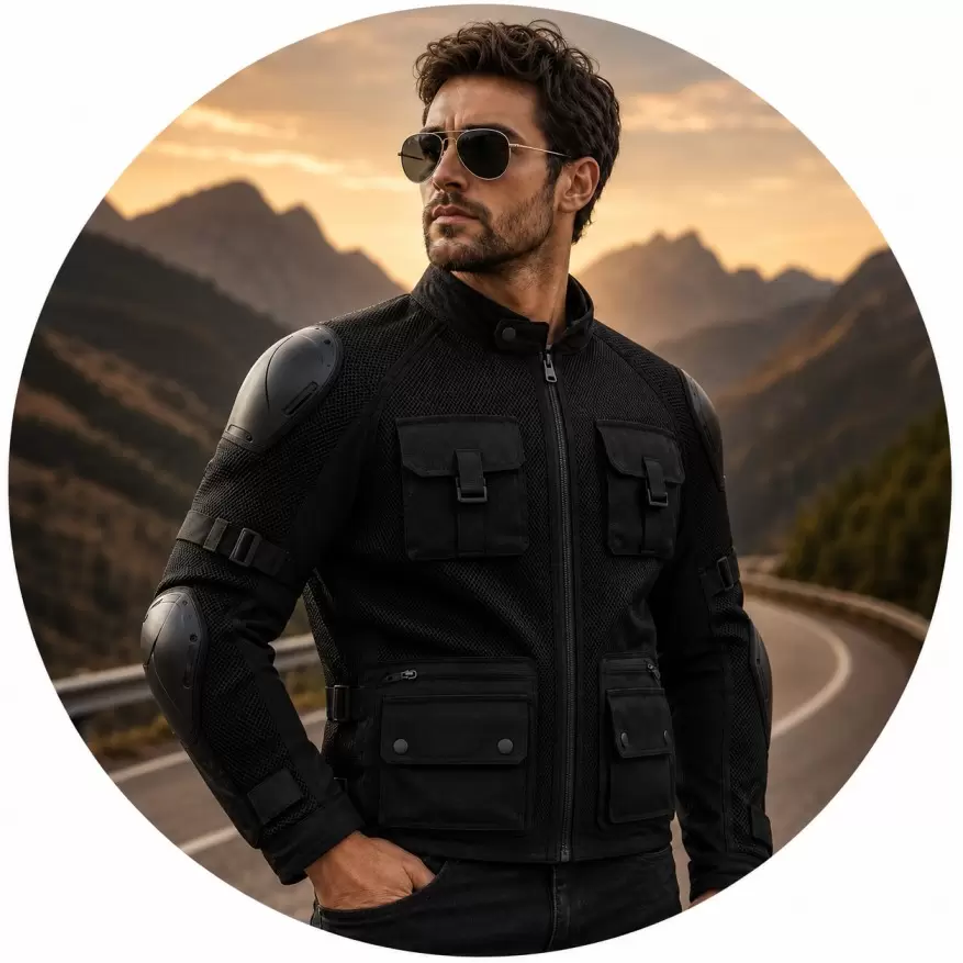 Leather vs Mesh Motorcycle Vest