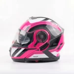 Full face 160  Modular Pink flip-up Helmet