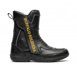 Buffalo Soldier Paddock Motorcycle Riding Boots – Black - Image 2