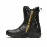Buffalo Soldier Paddock Motorcycle Riding Boots – Black - Image 3