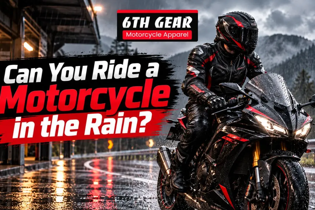 ride a motorcycle in the rain