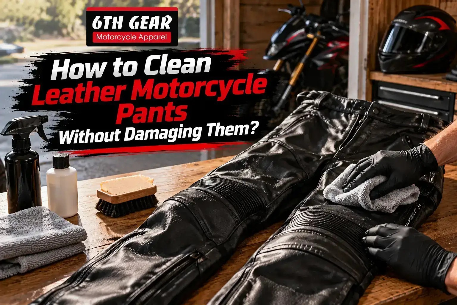 How to Clean Leather Motorcycle Pants