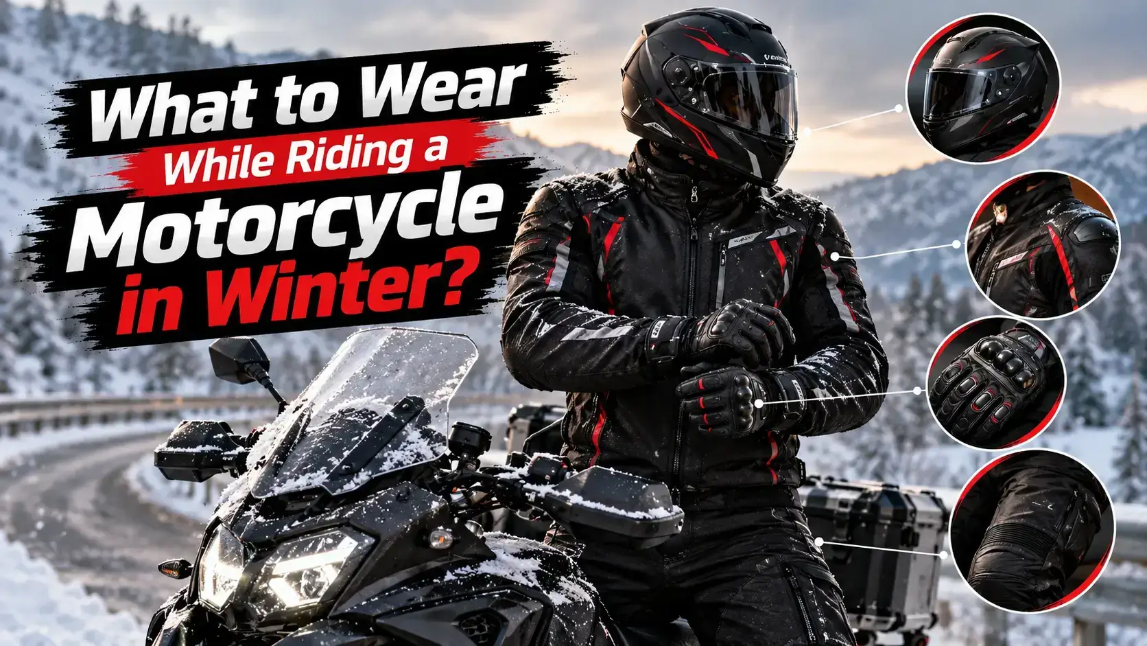 What to Wear While Riding a Motorcycle in Winter